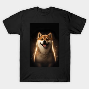 Happy Shiba Inu Dog T-Shirt